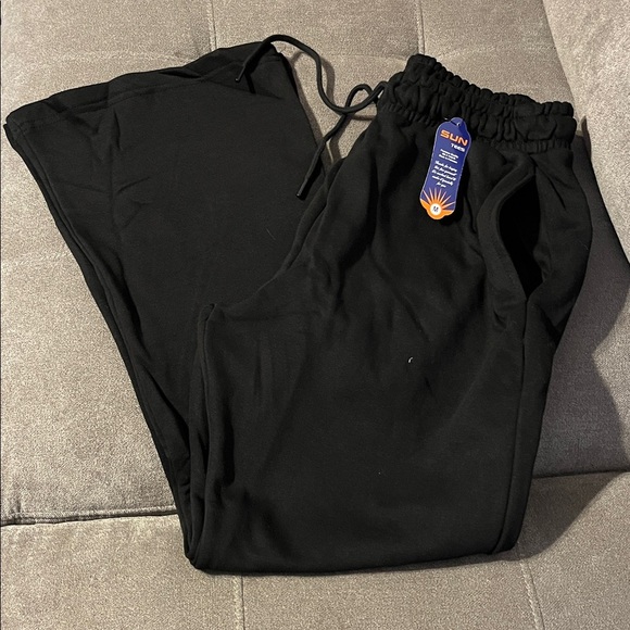 Women's Black Track Pants - Picture 7 of 11